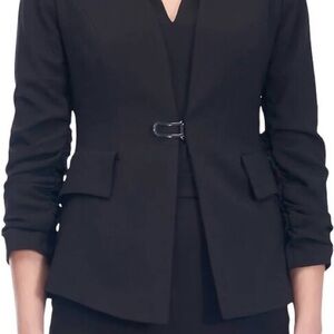 Iris Setlakwe Stretch Crepe Black Blazer
